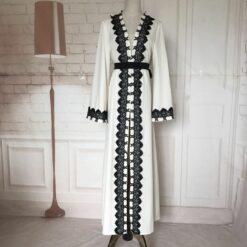 Alternative view of Emboridery lace Robes Abaya Cardigan clothing