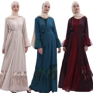 cardigan abaya online | abaya for girls | double layered abaya