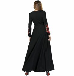 Black Abaya Cotton Dresses - Image 4