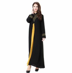 Alternative view of Fashion Abaya Blue Gold Green