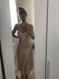Alternative view of Long Night Dress Silk Stain Sleepwear Gown