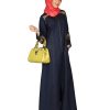 Denim Coat Abaya | jeans abaya designs | coat abaya style