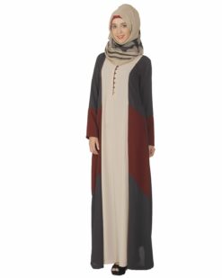 Multicolour Abaya - Image 3