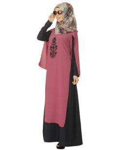 Double layer Blue Abaya - Image 3