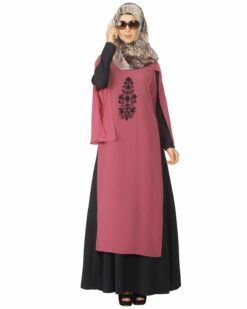 Double layer Blue Abaya