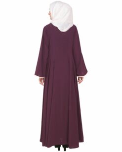 Purple Flared Abaya - Image 5