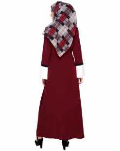 Front Pleated Abaya - Image 7
