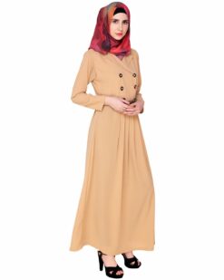 Fawn Coat Style Abaya - Image 3