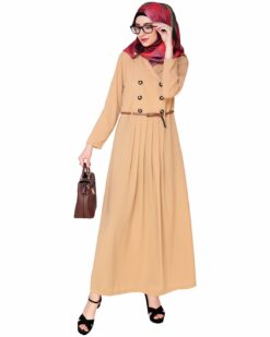 Fawn Coat Style Abaya - Image 5