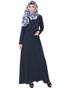 Classic Blue Abaya - Image 3