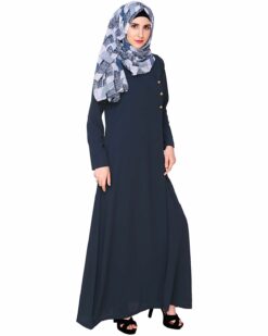 Classic Blue Abaya - Image 4