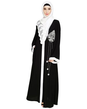 Kiran Ismail Abaya Collection, Best Online Abaya Store, Arabic Abaya Designs, Online Abaya Shopping in Karachi, Khaadi Abaya, Printed Abaya Designs