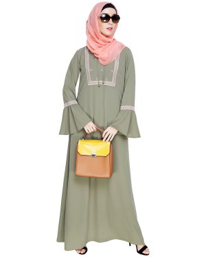 embroidered abaya designs | mint abaya | ladies abaya