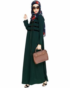 Enticing Stripes Green Abaya - Image 5