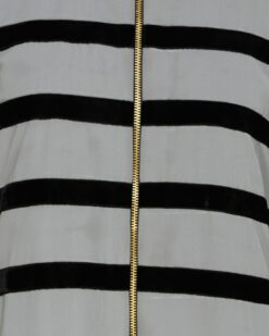 Enticing Stripes Grey Abaya - Image 7