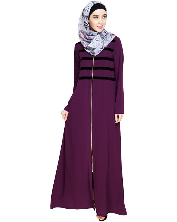 Purple Abaya | turkish abaya online pakistan | abaya designs