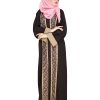 Brown Abaya | embroidered abaya | new abaya design