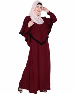 Alternative view of Wine Fancy Cape Abaya