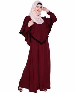 Alternative view of Wine Fancy Cape Abaya