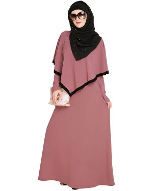 abaya for summer | Abaya Collection | Onion Pink Abaya
