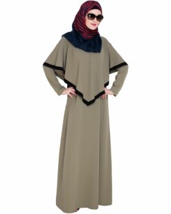 Dead Mint Fancy Cape Abaya - Image 4