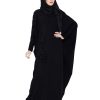 black kaftan abaya | dubai abaya online shopping in pakistan | embroidered abaya
