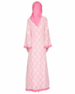 Double Layer Laced Abaya - Image 4