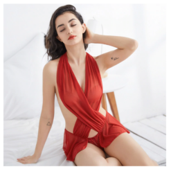 V neck Sleeveless Nighty | sleeveless nighty | sexy lingerie