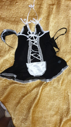 Fashion Babydoll Sleepwear Women Maid Lingerie - Image 3