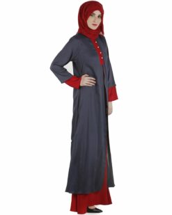 Double layered abaya dress - Image 3