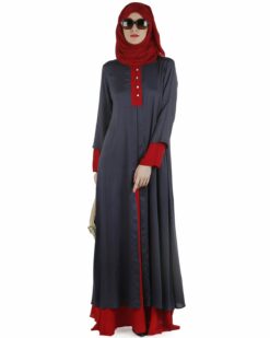 Double layered abaya dress - Image 4