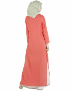 Layered maxi dress Abaya - Image 7