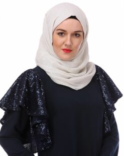 Butterfly Blue sequined Abaya - Image 5