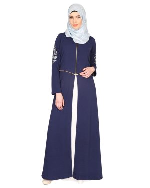 new abaya design | open abaya with belt | belt style abaya