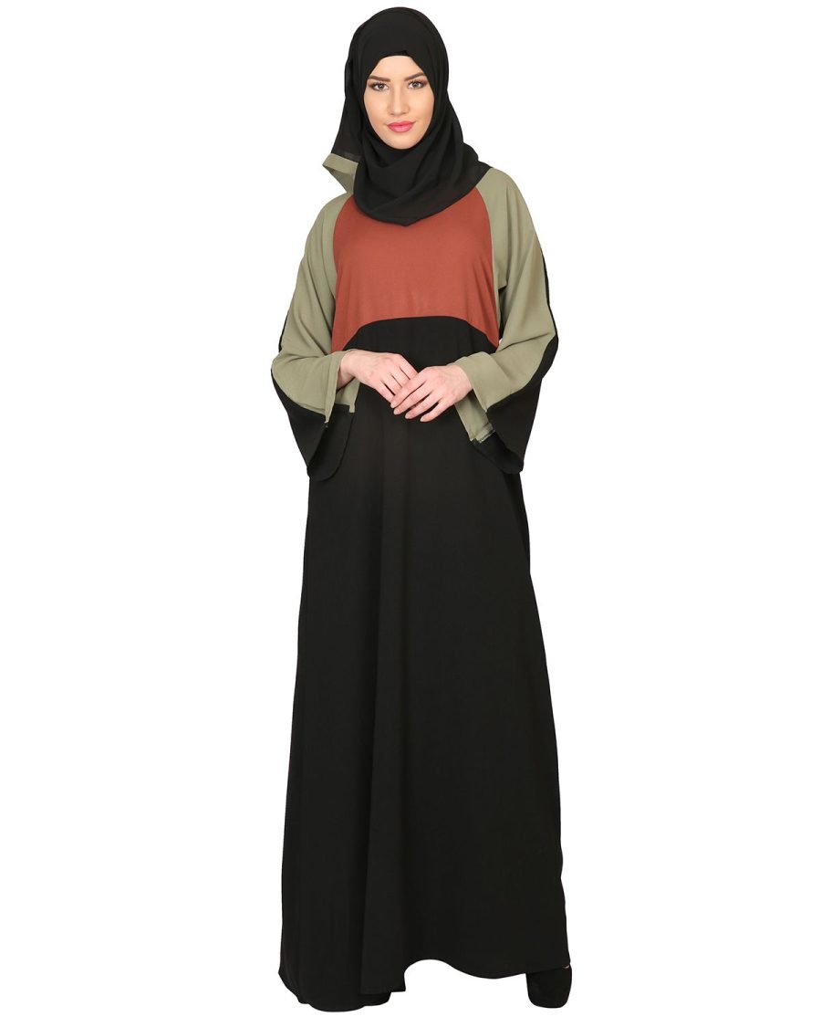 Color Block abaya | Stylish Abayas | abaya for summer