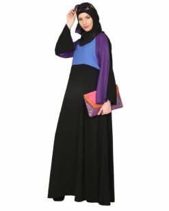 Alternative view of Color Block Designer Abaya