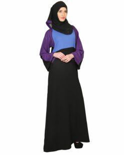 Color Block Designer Abaya - Image 3