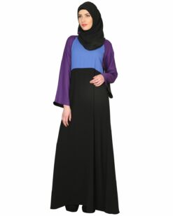 Color Block Designer Abaya - Image 4