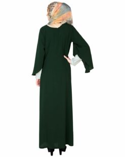 Tulip Sleeved Side Open Abaya - Image 6