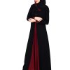double layer abaya | wine color abaya | fancy abaya in pakistan