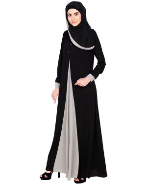 double layer abaya | abaya for girls | 2 piece abaya set