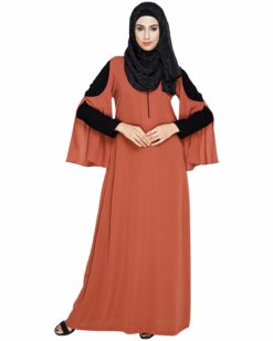 irani abaya | Brick Red Abaya | new abaya design