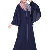 navy blue abaya | turkish abaya online pakistan | abaya for summer