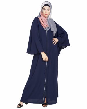 Alternative view of Angel Sleeves Blue Abaya