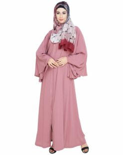 Alternative view of Angel Sleeves Onion Pink Abaya