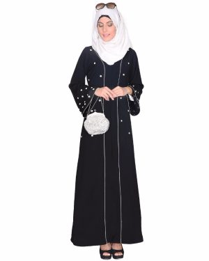 coat abaya | white pearl abaya | abaya in pakistan