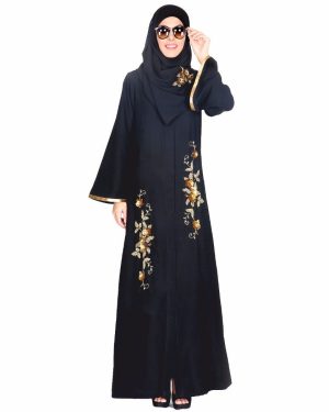 silk abaya online pakistan | embroidered abaya | abaya for girls
