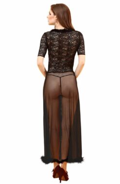 Lingerie Dress Costume Transparent Nightwear Lace Babydoll - Image 4