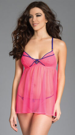 Alternative view of DIRTY DAYDREAMS BABYDOLL SET
