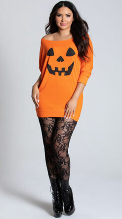 Alternative view of LOOSE PUMPKIN TANK DRESS